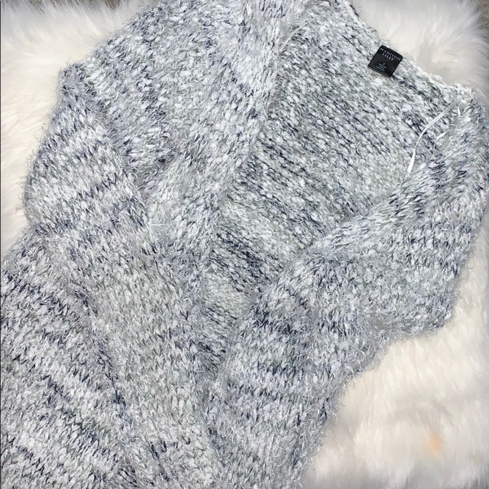 Long fluffy cardigan